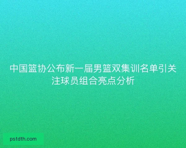 中国篮协公布新一届男篮双集训名单引关注球员组合亮点分析